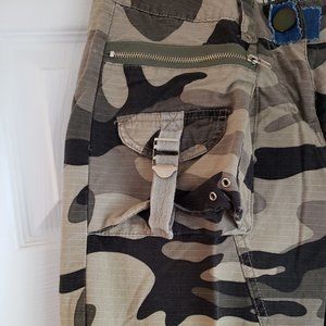 Camo Wide Leg Pants- Size 1 / 2 bought in San Fran
